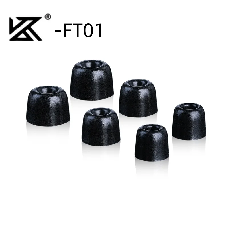 KZ FT01 Pontas de espuma com memória de tom de dente reduzido Tampões de ouvido de algodão com memória Manga de esponja em fones de ouvido tipo fone de ouvido
