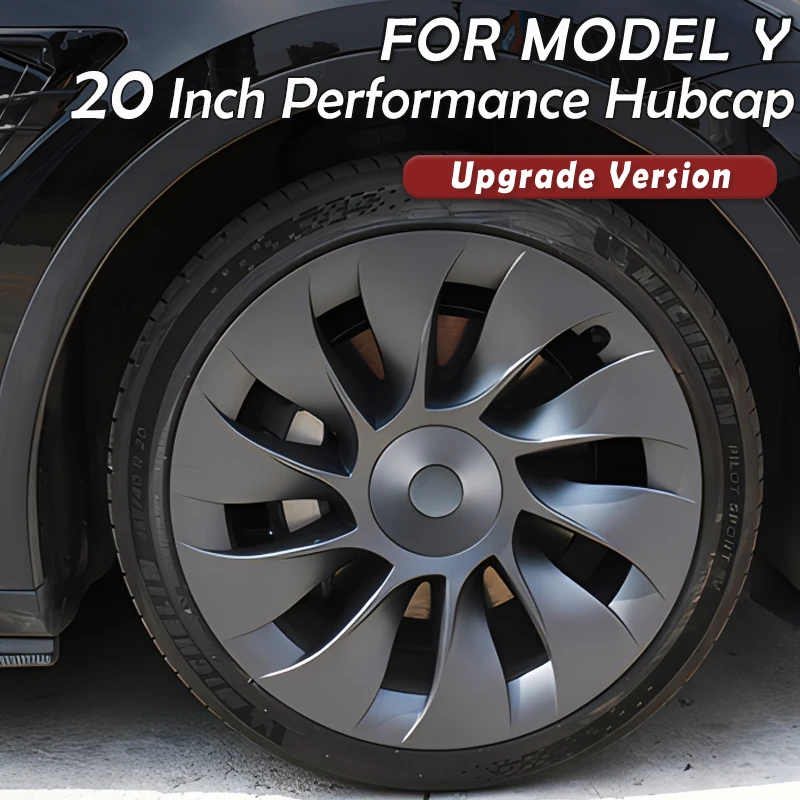 

4PCS Hub Cap for Tesla Model Y 20 Inch 2023 Car Performance Replacement Wheel Cover Automobile Protector Full Cover Accessories