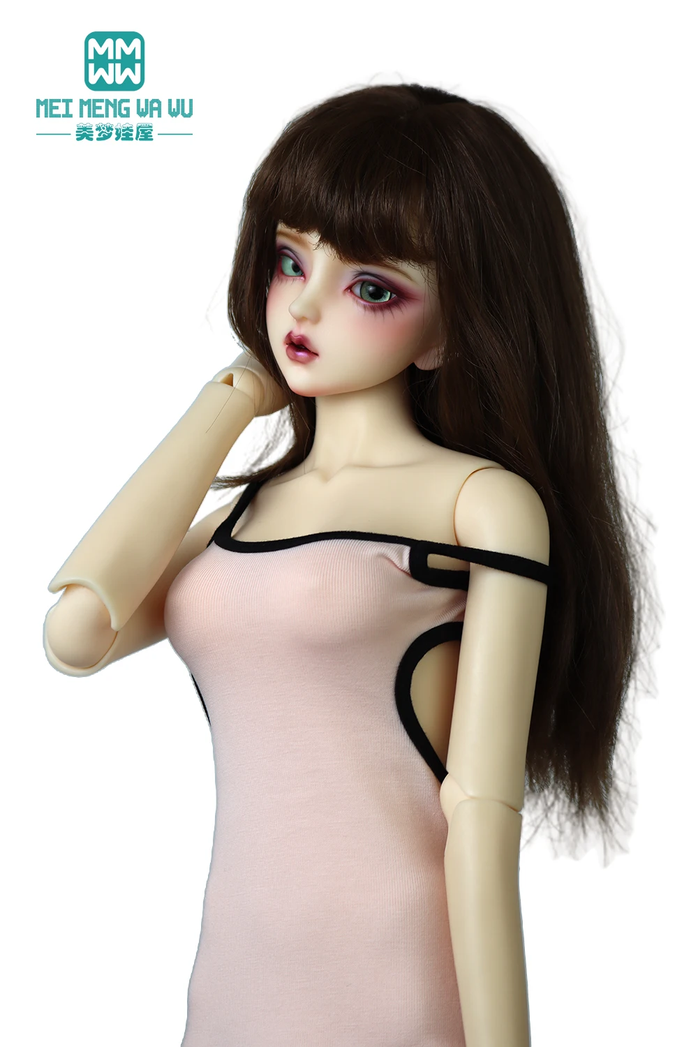 Fits BJD Doll Clothes 60cm 1/3 1/4 MSD DD SD Stylish fishtail slip dress Girl's Gift