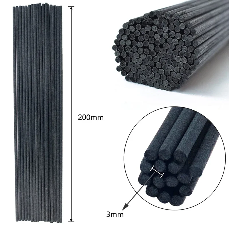 Reed Diffuser Refill Sticks 5-100pcs 2-3.5mm DIY Handmade Home Decor Extra Thick Rattan Aromatherapy