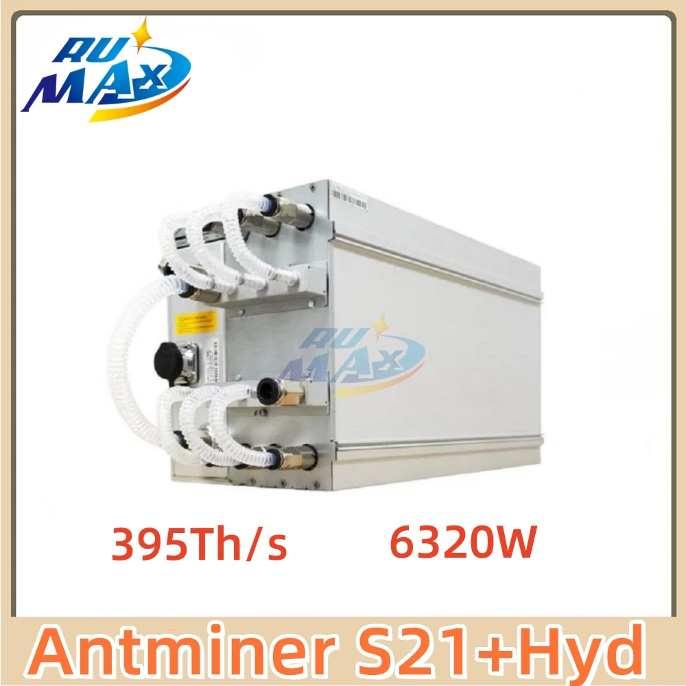 New Antminer S21+Hyd Bitcoin Miner 395TH/s Water Cooling Crypto Mining  Machine High Efficiency Antminer S21 Hyd ASIC Miner - AliExpress