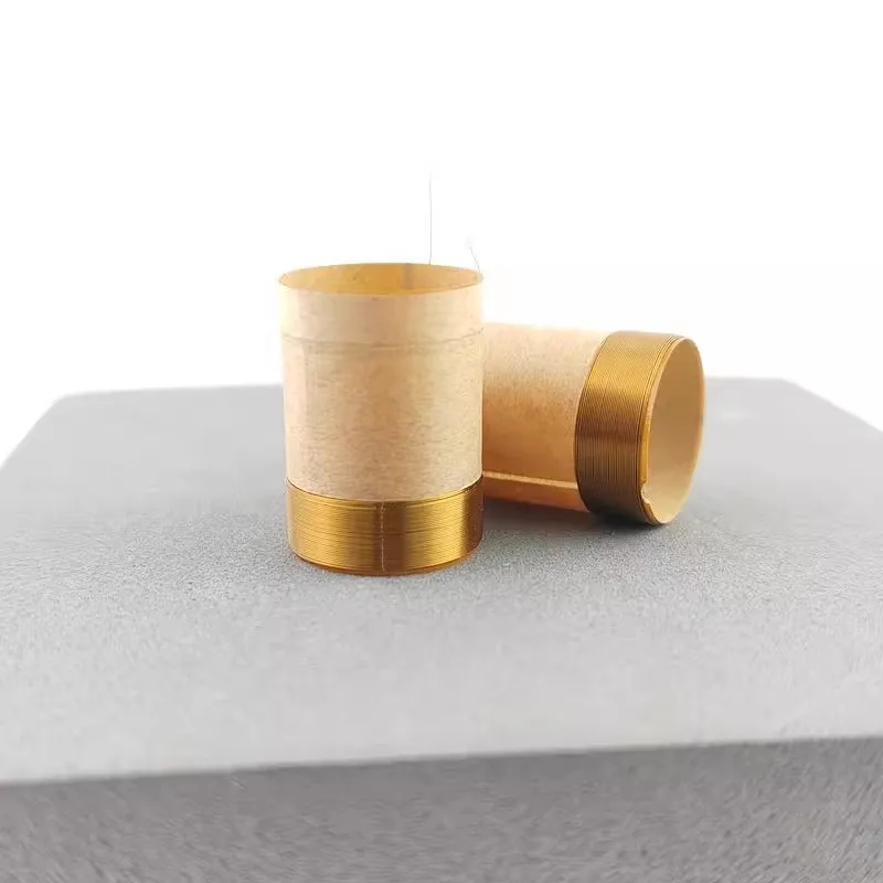 2PCS GHXAMP 16.3mm Pure Paper Voice Coil for Sharp 777 Speaker Repair ...