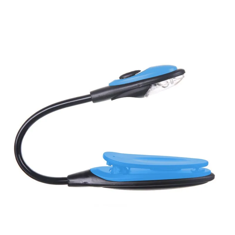 Mini LED Book Lights Eye-protection Night Light Desk Lamp Adjustable Clip Night Reading Light for Bedroom Dormitory for desk lamp, night light, led desk lamp, book light