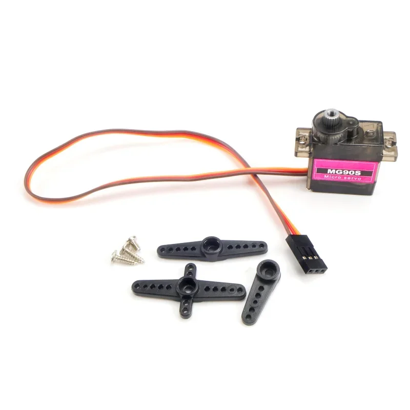 Set of 5/10 MG90S 360° All-Metal Gear 9g Servos - Upgraded Version