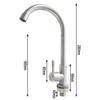 Stainless Steel Kitchen Faucet  Water Purifier  Single Lever Hole Tap  Cold Water  Corrosion Resistant  Long Lasting Performance 3