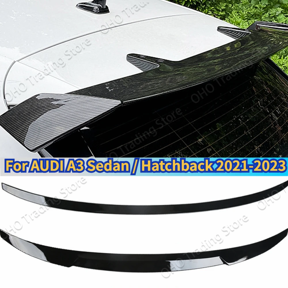 

Car Rear Spoiler Trunk Lip Tail Roof Wing Body Kit Trim S3 / M4 Style For Audi A3 Sline S3 RS3 8Y Sedan / Hatchback 2021-2023