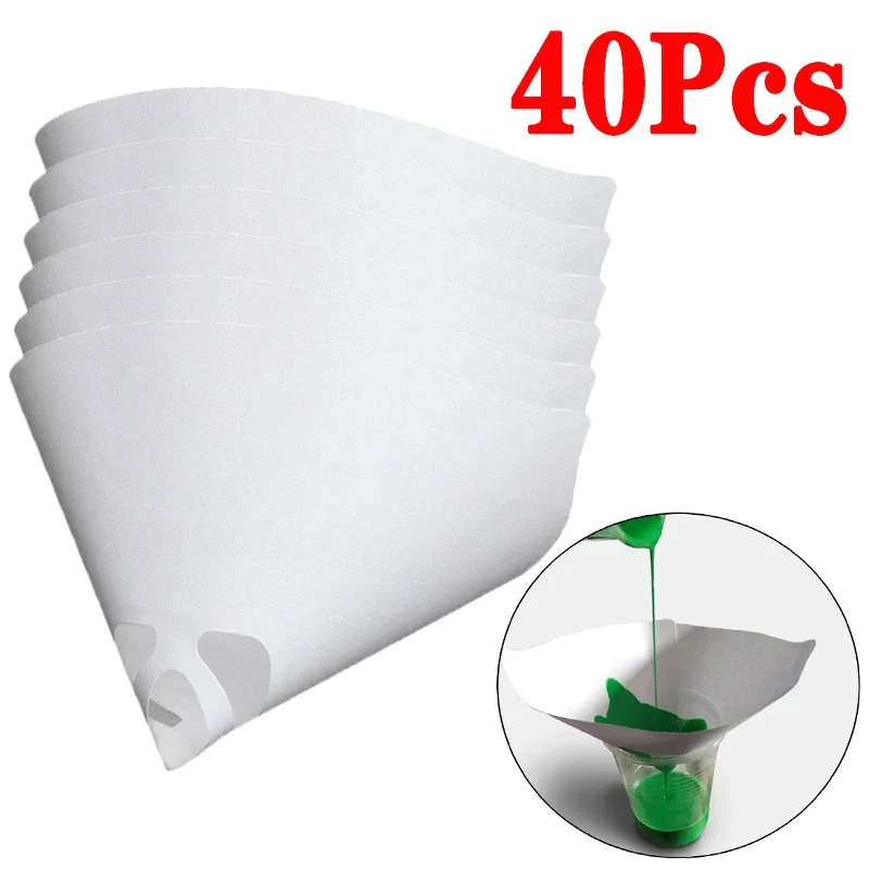 Disposable Mesh Paper Paint Filter Purifying Straining Funnel Spray Conical Nylon Micron Strainer paint filter paper filter
