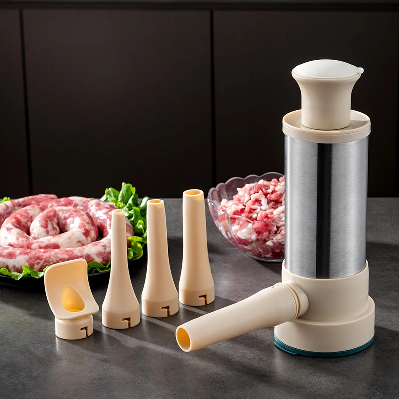 GIANXI304 Stainless Steel Handmade Sausage Enema Kitchen Meat Kit Food-grade Meat Stuffing Kitchen Kit