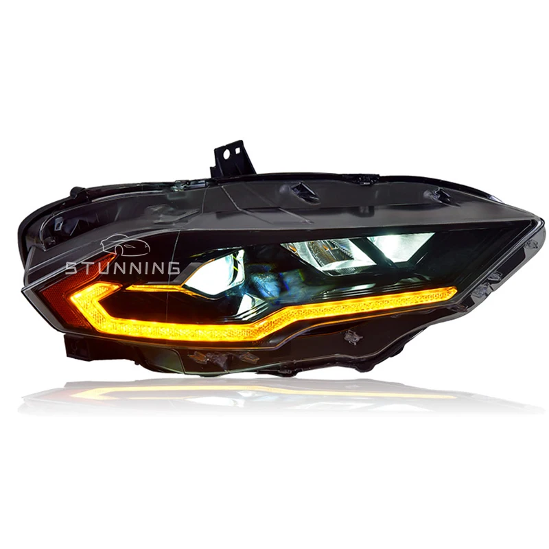 

Upgrade full LED dynamic headlight headlamp assembly for Ford Mustang 2018 2019 2020 head lamp head light plug and play