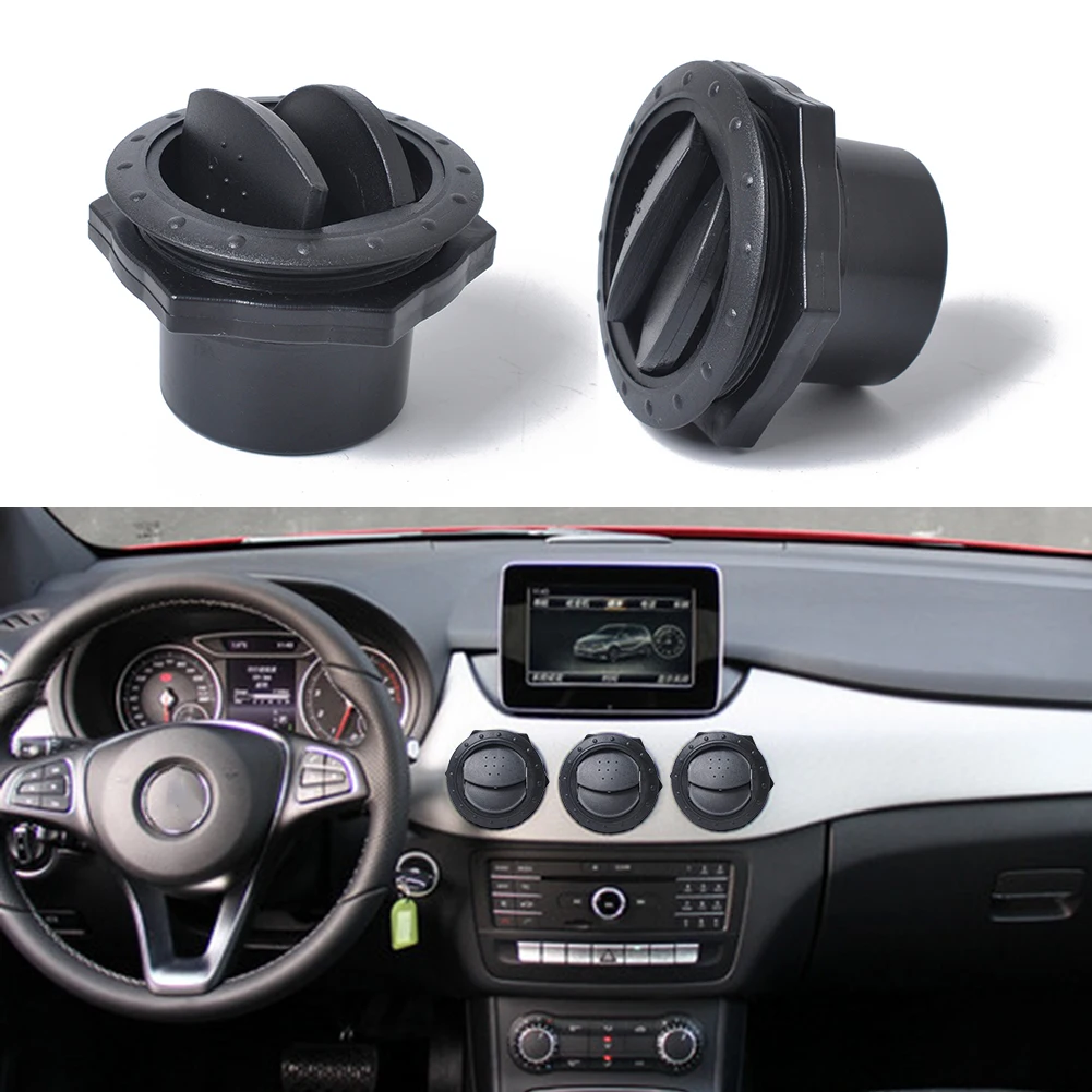 4Pcs Car Air Conditioner Vent Outlet Caravan Dashboard Deflector Dashboard Air Conditioning Deflector Replacement Accessory