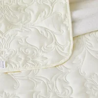 High Quality Milk White Quilted Bedspread Bed Cover 220x240cm Luxury Nordic Decorative Coverlet King Size Bedspread on the Bed 2