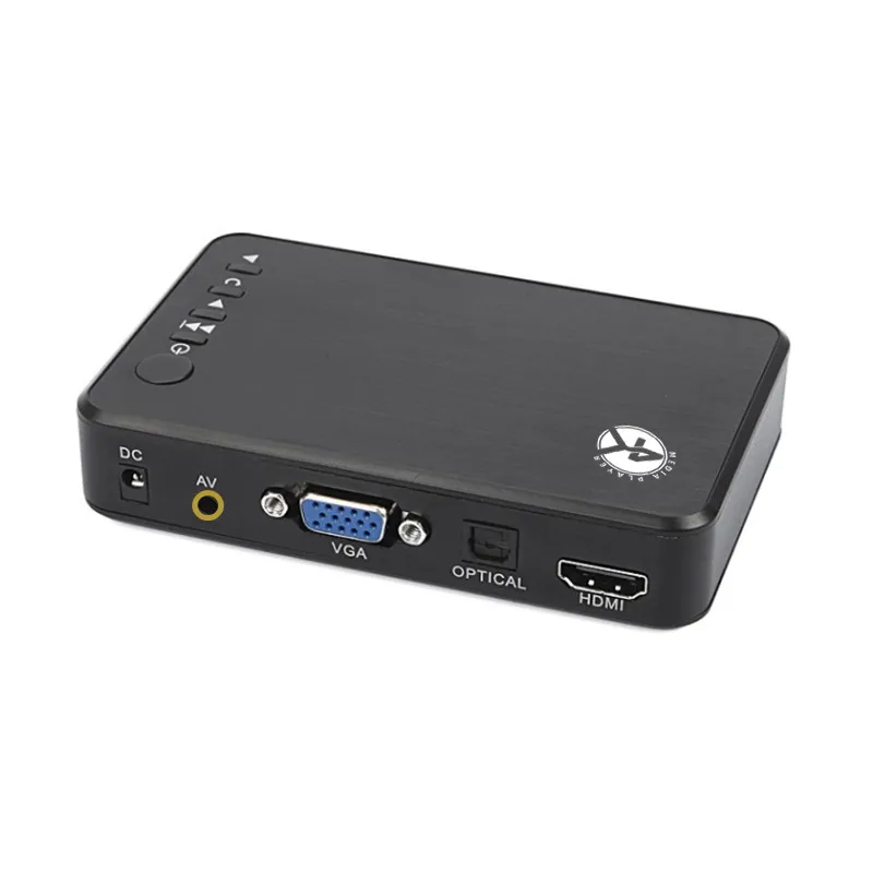 Mini HD Media Box 4K Player Support Splicing Screen TV Projector Monitor U Disk SD HDD Autoplay PPT Advertise AD Players