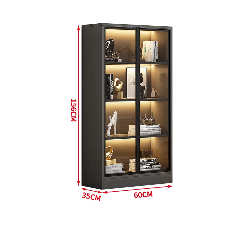 

Книжная полка для хранения в спальне, стеклянная детская полка для хранения книг, демонстрационная полка для кладовой, декор, мебель для гостиной, BL50BS