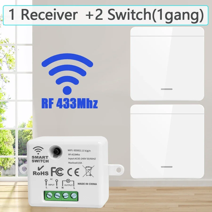 1 Receiver 2 Switch