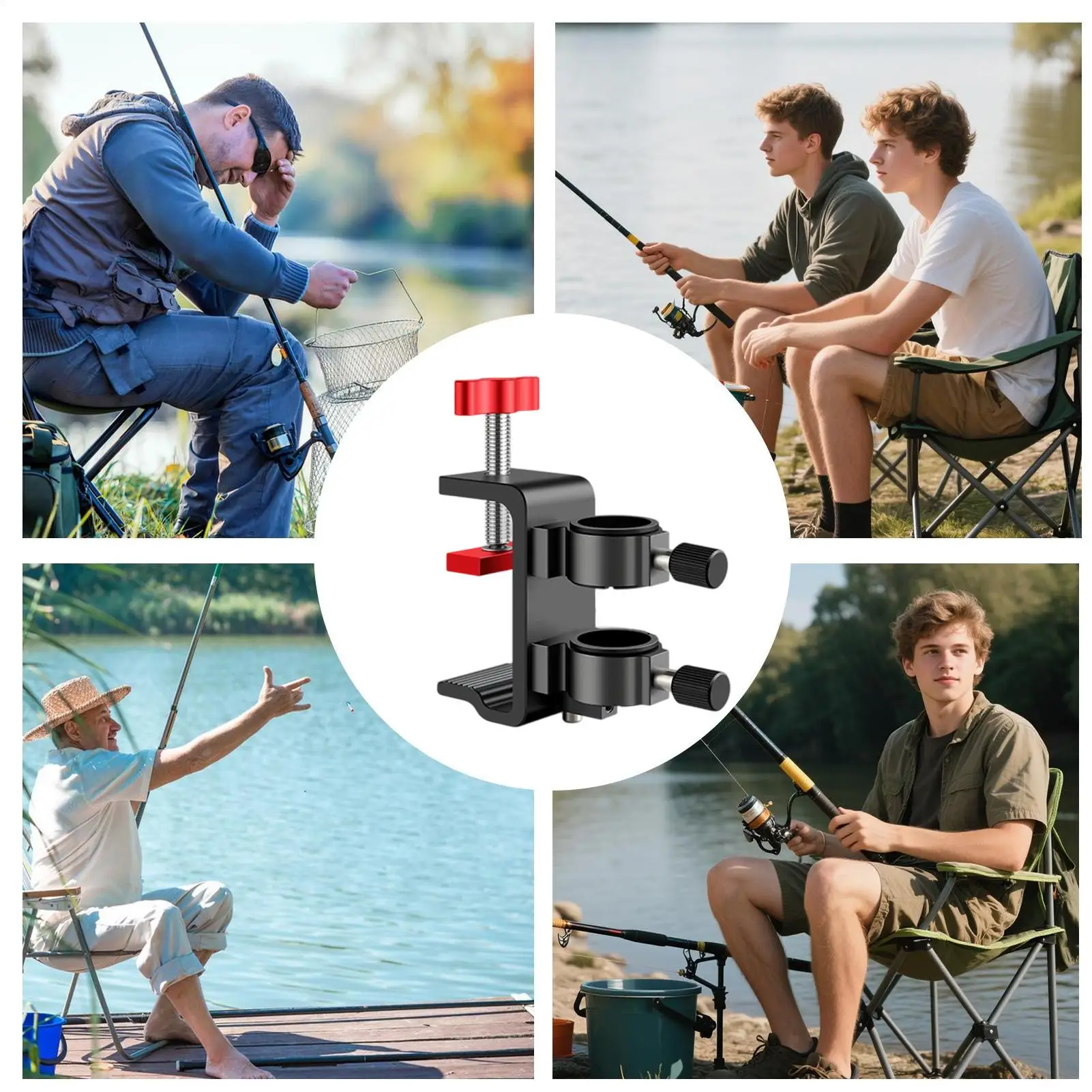 Thickened Fishing Platforms Umbrella Holder Chair Outdoor Fishing Supplies Umbrella Bracket Fishing Platforms Accessories