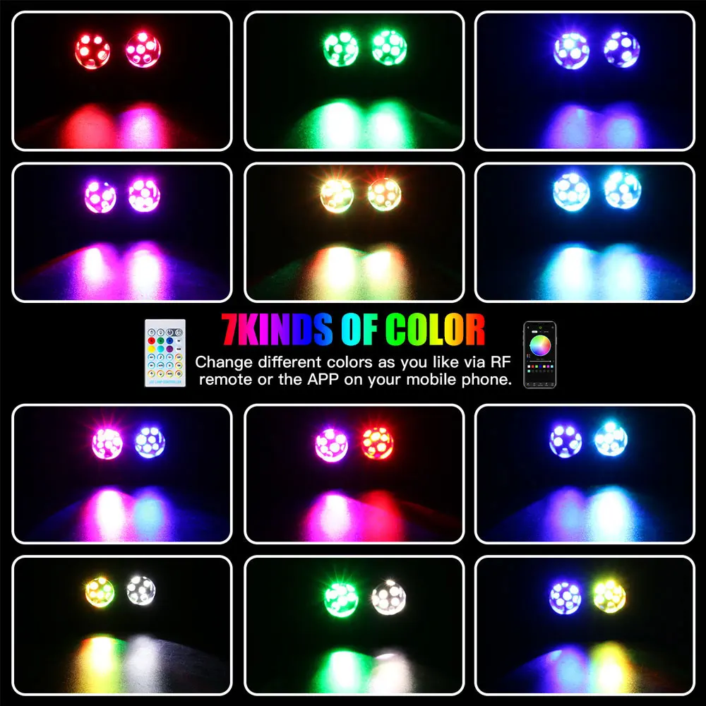 32W RGBW LED Fiber Optic Light Double Head Fiber Optic Star Ceiling Light Kit Bluetooth Applications for Car Roof Starry Sky