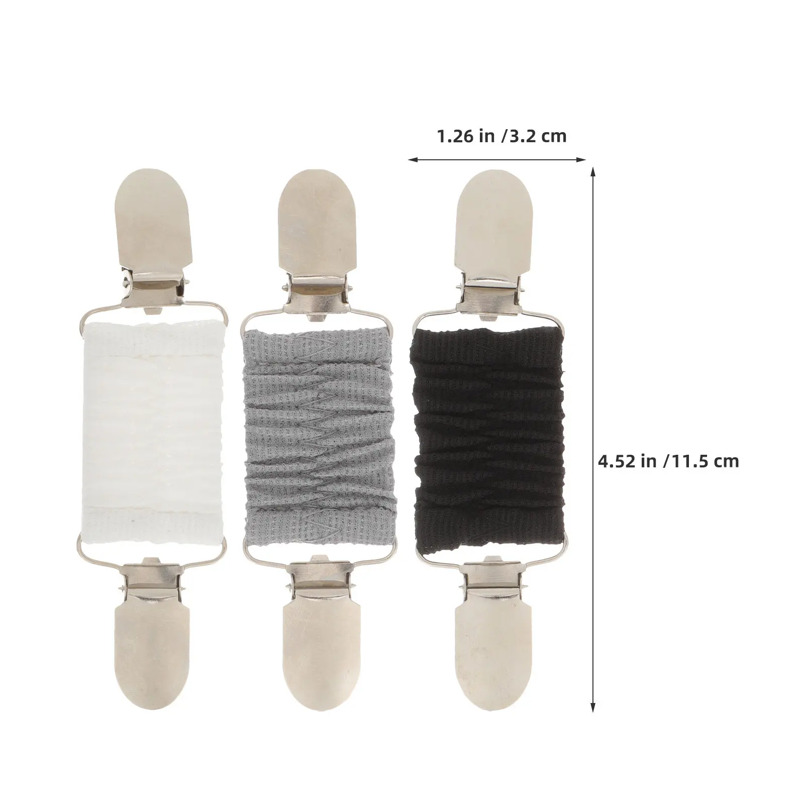 6Pcs 여성용 안티 숄 클립 카디건 클로저 레트로 셔츠 허리 신처 탄성 드레스 신처 클립 사무실 파티 공