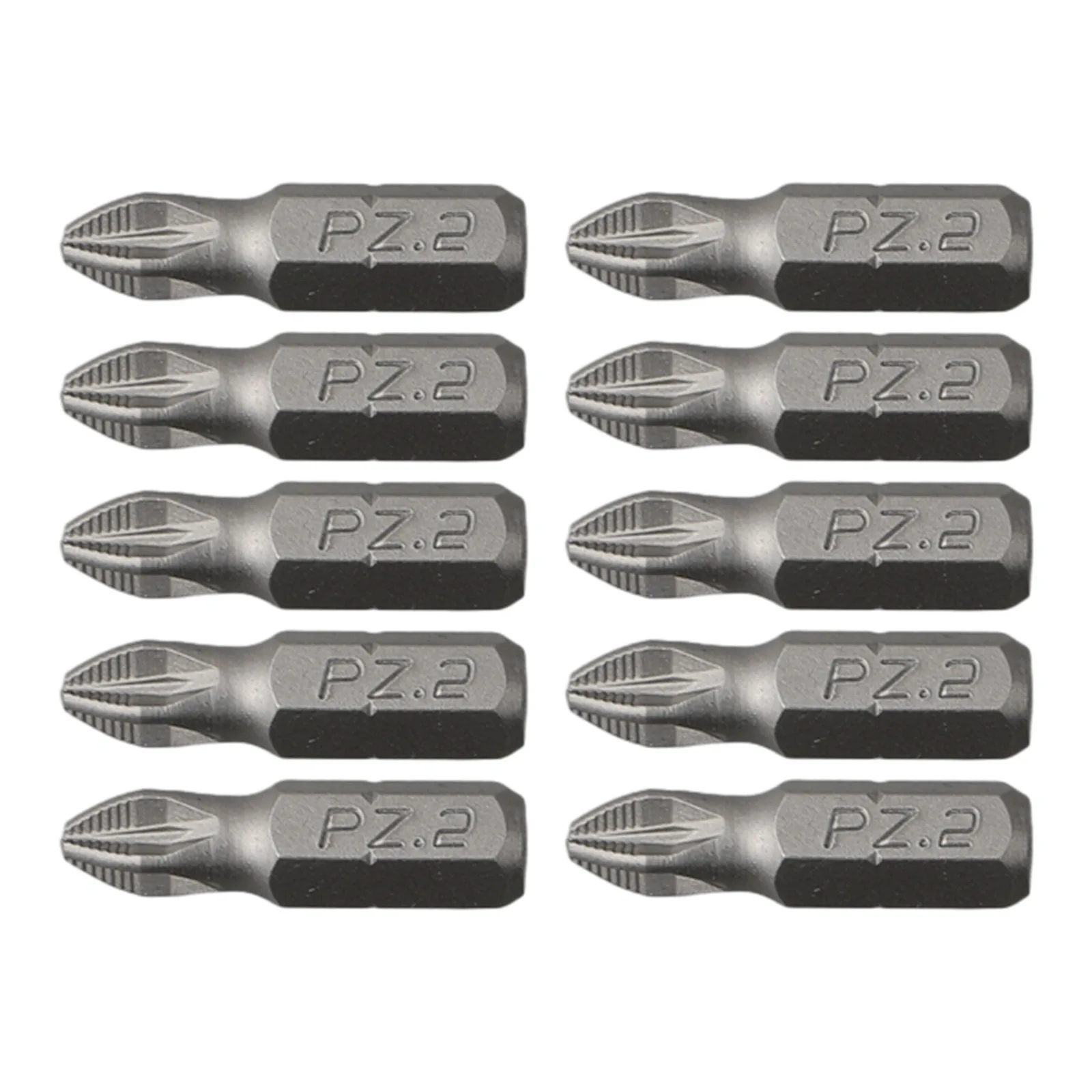 10 Stück 25mm Rutschfester Elektrischer Sechskant-Magnet-Schraubendreher-Bit-Satz Sechskant-Schraubendreher-Bits PH1 PH2 PH3 PZ1 PZ2 PZ3 – Detail 4