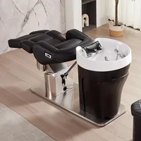 Fauteuil de Barbier Électrique Réglable avec Lavabo Intégré pour Salon de Coiffure 2026 - Fauteuil de Barbier Confortable avec Fonction Intégrée 3