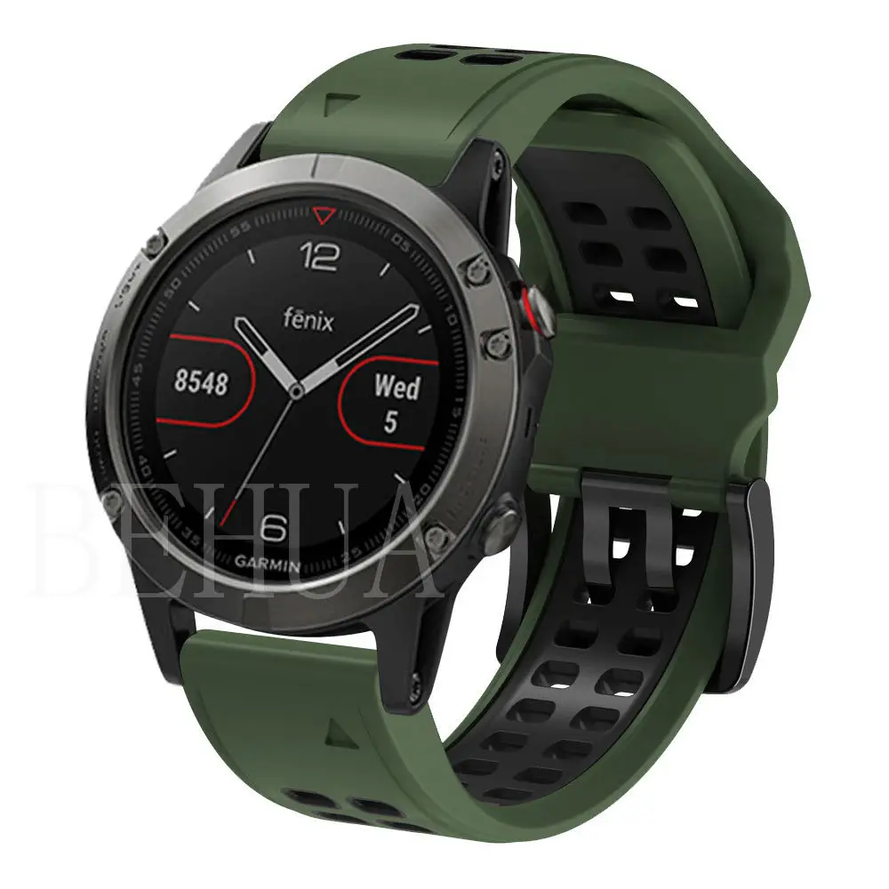 Enhanced Silicone Watch Band with Quick Release Mechanism