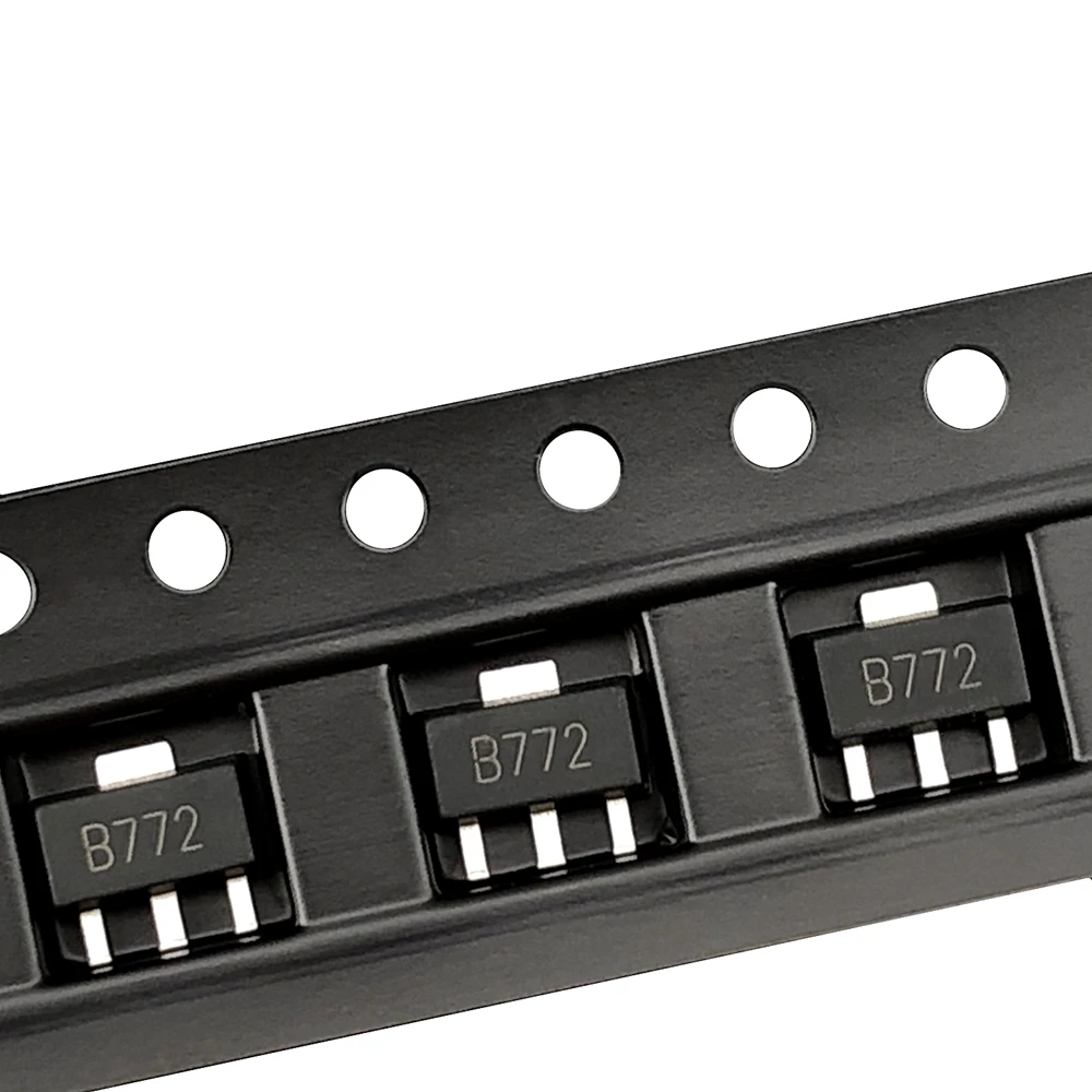 B772 SOT-89 2SB772 SMD PNP Triode Medium Power Transistor 50pcs