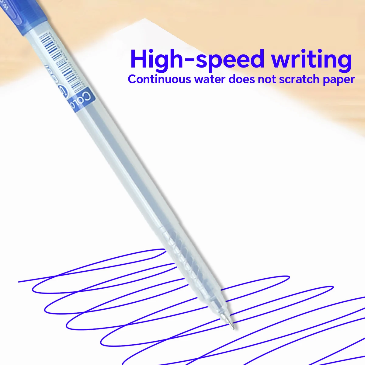 WQN-3/6/12 Stück blaue Neutralstiftspitze 0,5 mm Bürogebrauch Unterschriftenstift Arzt verschreibungspflichtiger Schreibstift – Detail 7