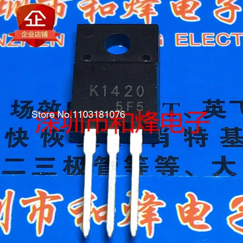 

(5PCS/LOT) K1420 2SK1420 TO-220F 60V 25A New Original Stock Power chip