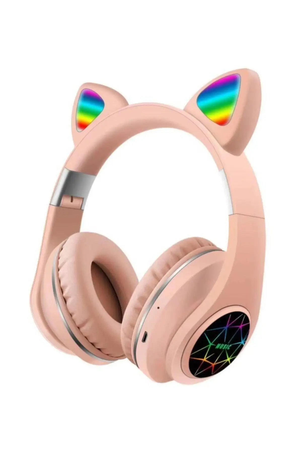 

Led Light Pink Cat Ear Bluetooth 5.0 Wireless Headphones