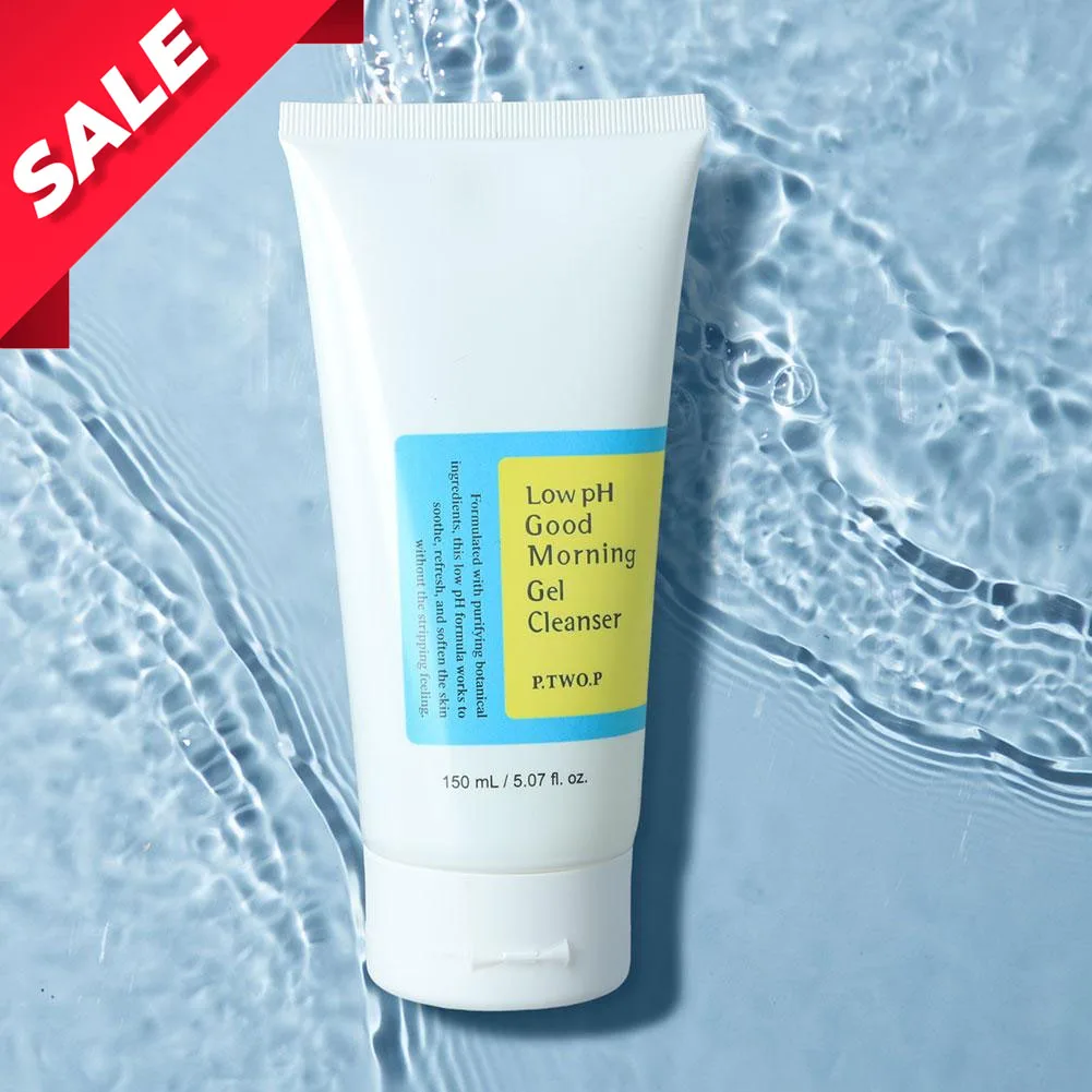 منظف وجه جل جود مورنينج منخفض الرقم الهيدروجيني، 5.07 أونصة سائلة، غسول وجه BHA، منظف وجه خفيف يومي للبشرة الحساسة للعناية بالوجه الكوري