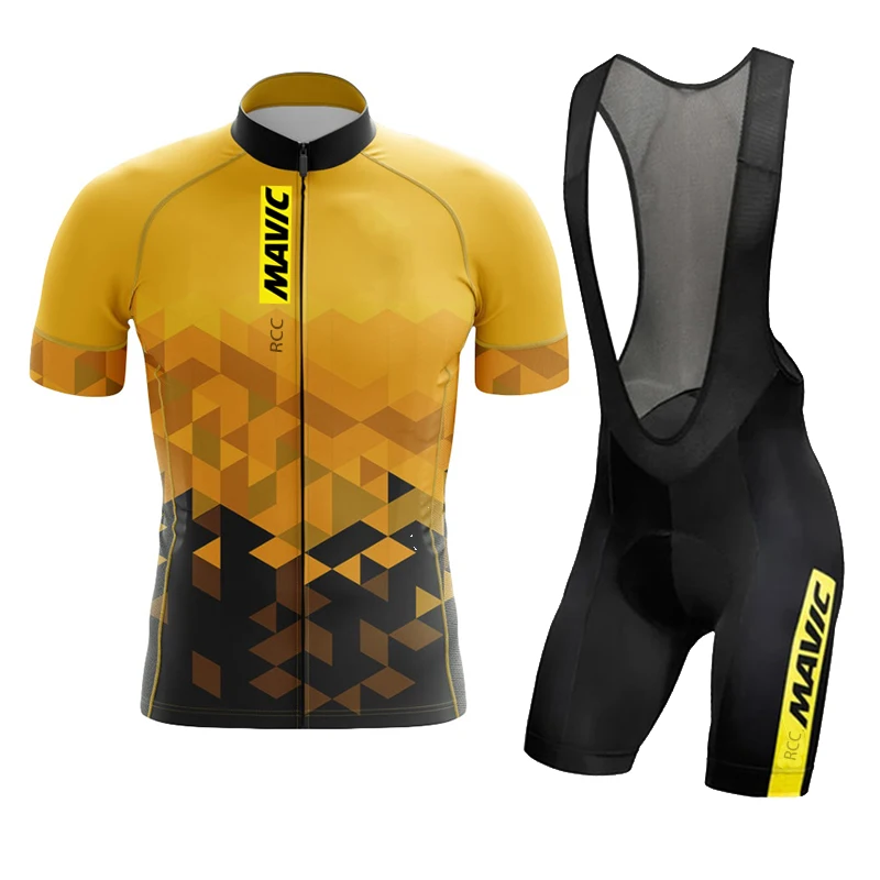 2026 Mavic Herren-Team-Uniform Mountainbike-Fahrradbekleidungsset Sommer Atmungsaktive Fahrradbekleidung MTB Champion Radsportbekleidung – Detail 6