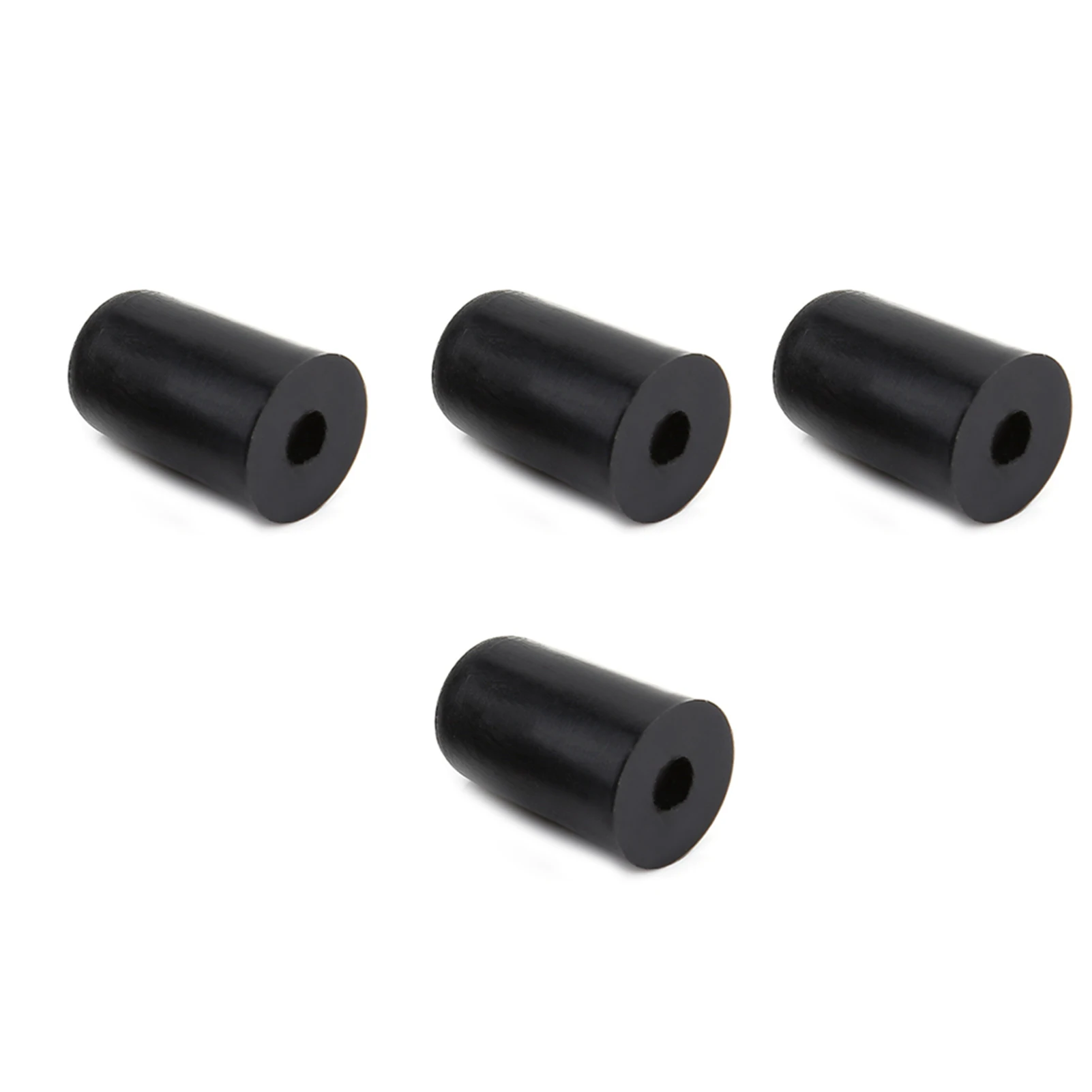 4Pcs Black Rubber Tip for Cello Endpin NOn Slip Cap Instrument Protector Endpin Protector