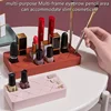 New Style Desktop Organizer Silicone Lipstick Storage Rack Cosmetic Makeup Box Eyebrow Pencil Display Brush Lipstick 2