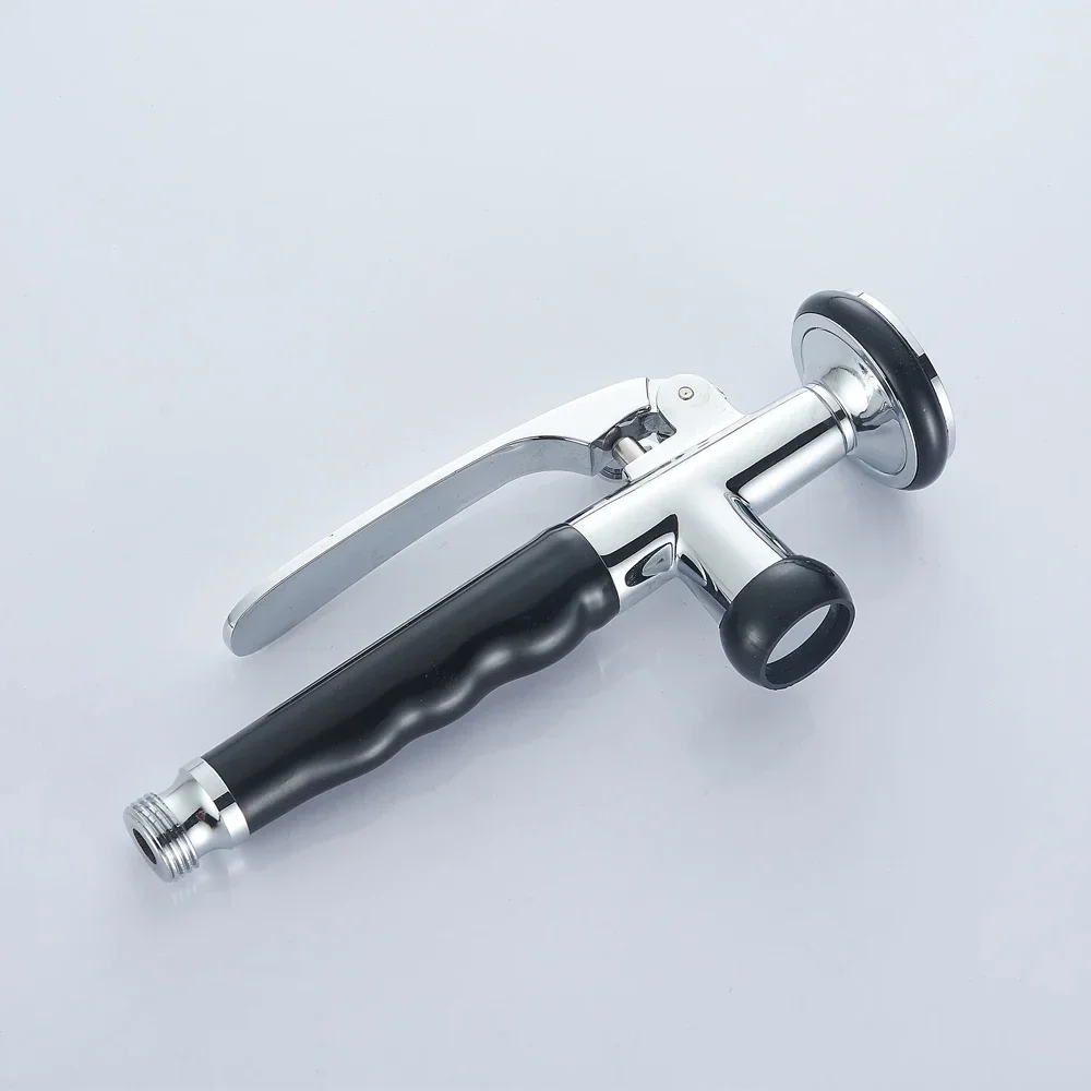 Düse mit ergonomischem Griff, Handbrauseauslauf, Messing-Küchensprühkopf, ausziehbarer Auslauf, Küchenzubehör – Detail 8