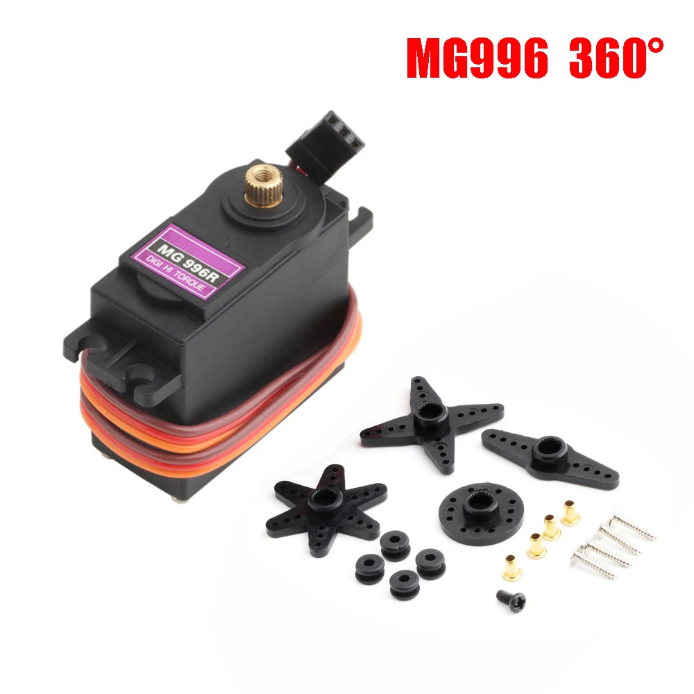 1/2/4/6/10pcs13kg 15kg Metall Servos Digital MG995 MG996 Servo Metall Getriebe Motor für Roboter Arm Auto RC Hubschrauber Kit Für Arduino – Detail 3