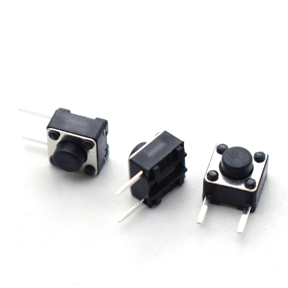 YUSIJIE 2-pin button Welding trigger light touch button 6*6*5 small button