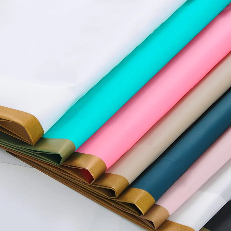 50 shopping frosted plastic bags, gold edged gift bags, fashion industry, clothing storage and carrying, gatherings, customizabl 4