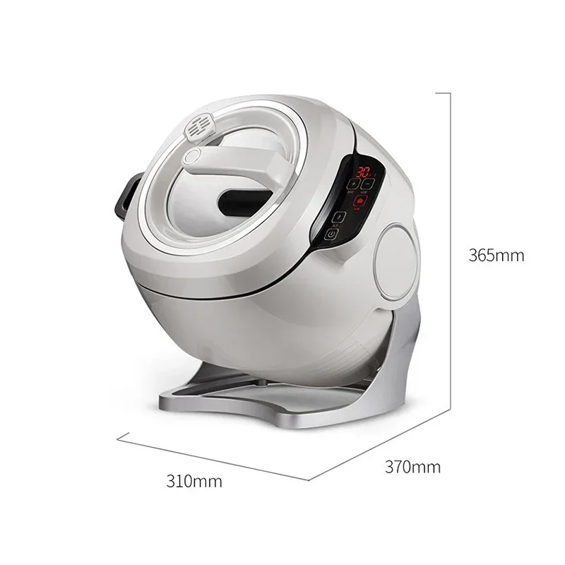 자동 드럼 조리 기계, 지능형 프라이팬, 주방에 필수품, 6L, 220V, 2000W