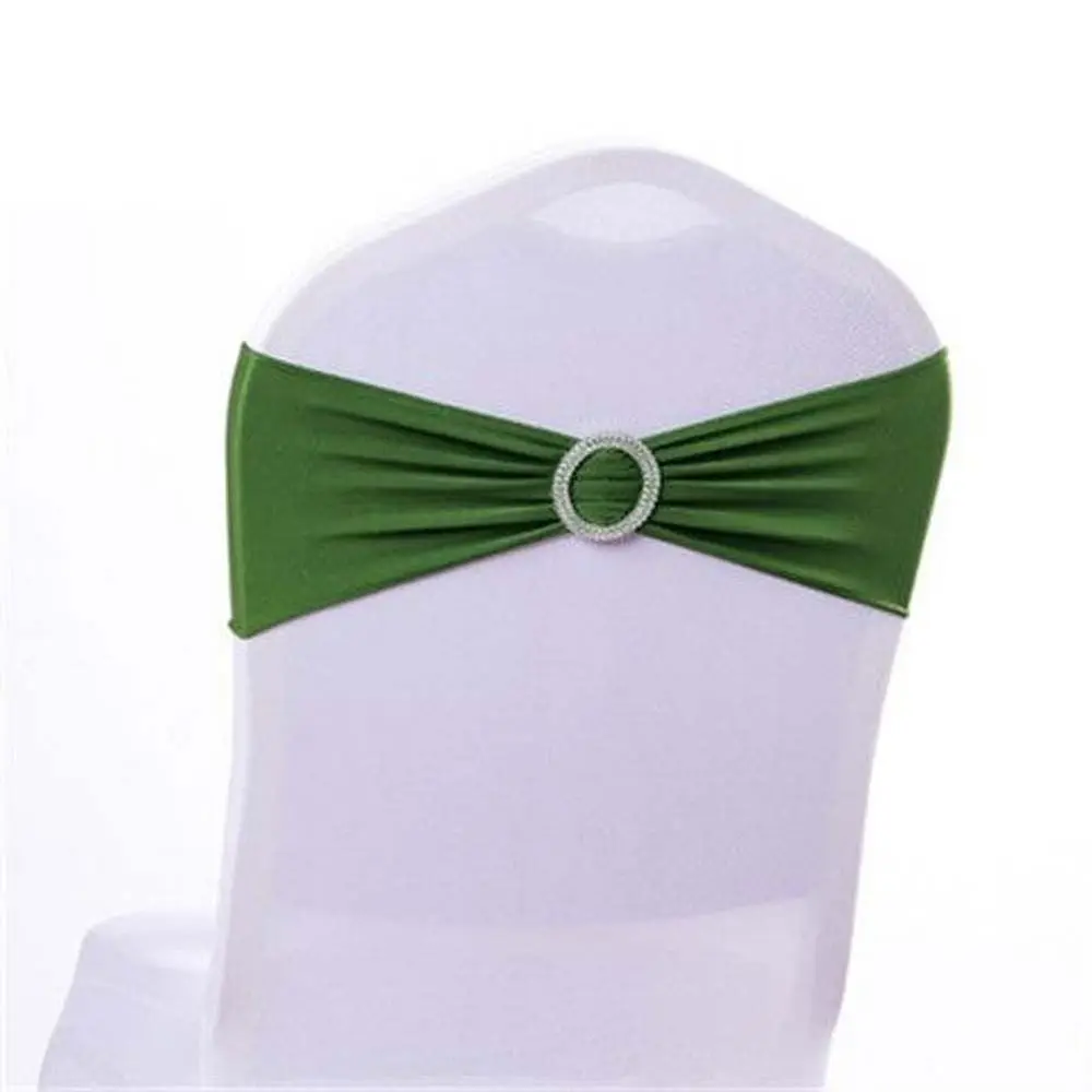 10Pcs Elegant Chair Bowknot Ribbon Decors Modern Wedding Decoration Buckle Vintage Back Cover High Elastic Chair Sash Bow Home