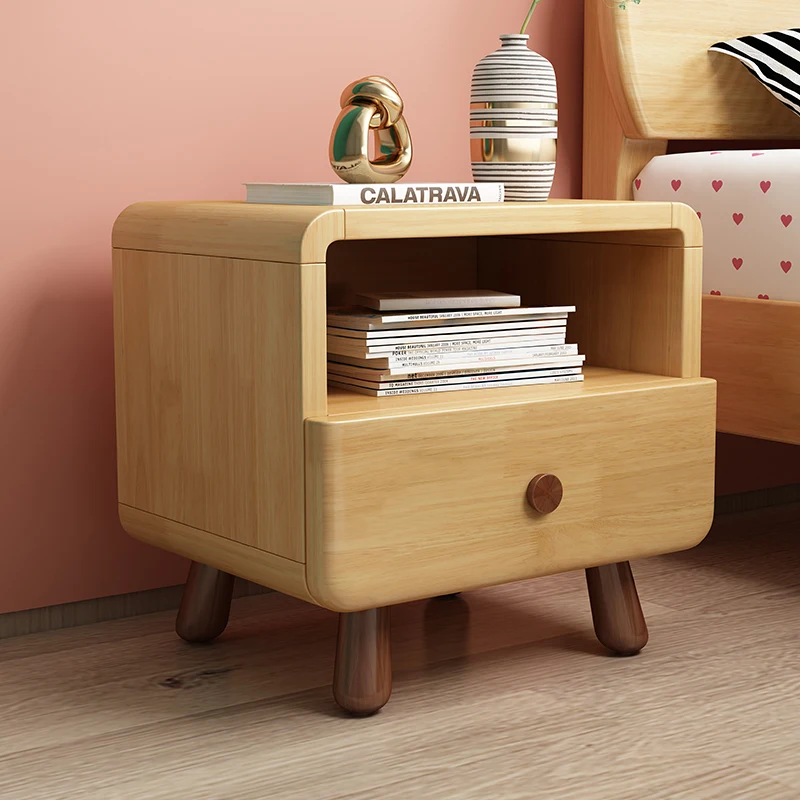 

Modular Nightstand Lateral Chest Korean Beside Corner Side Table Square Cabinets Closets Armoires De Salon Bedroom Furniture