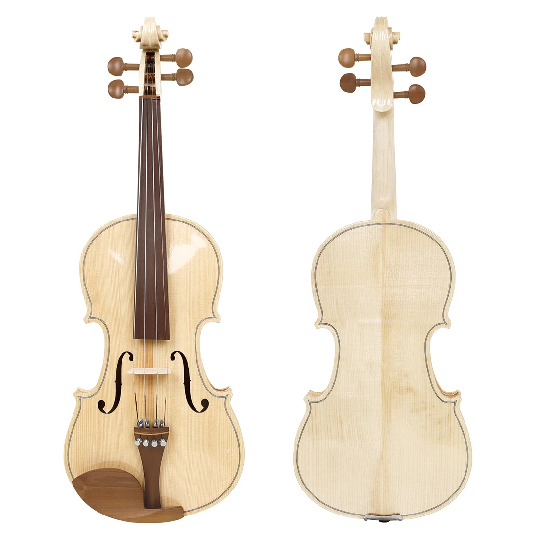 4/4 Full Size Spruce Wood Acoustic Violin For Beginner/Professional With Bow and Case Jujube Wood Fingerboard Tuning Pegs Fiddle