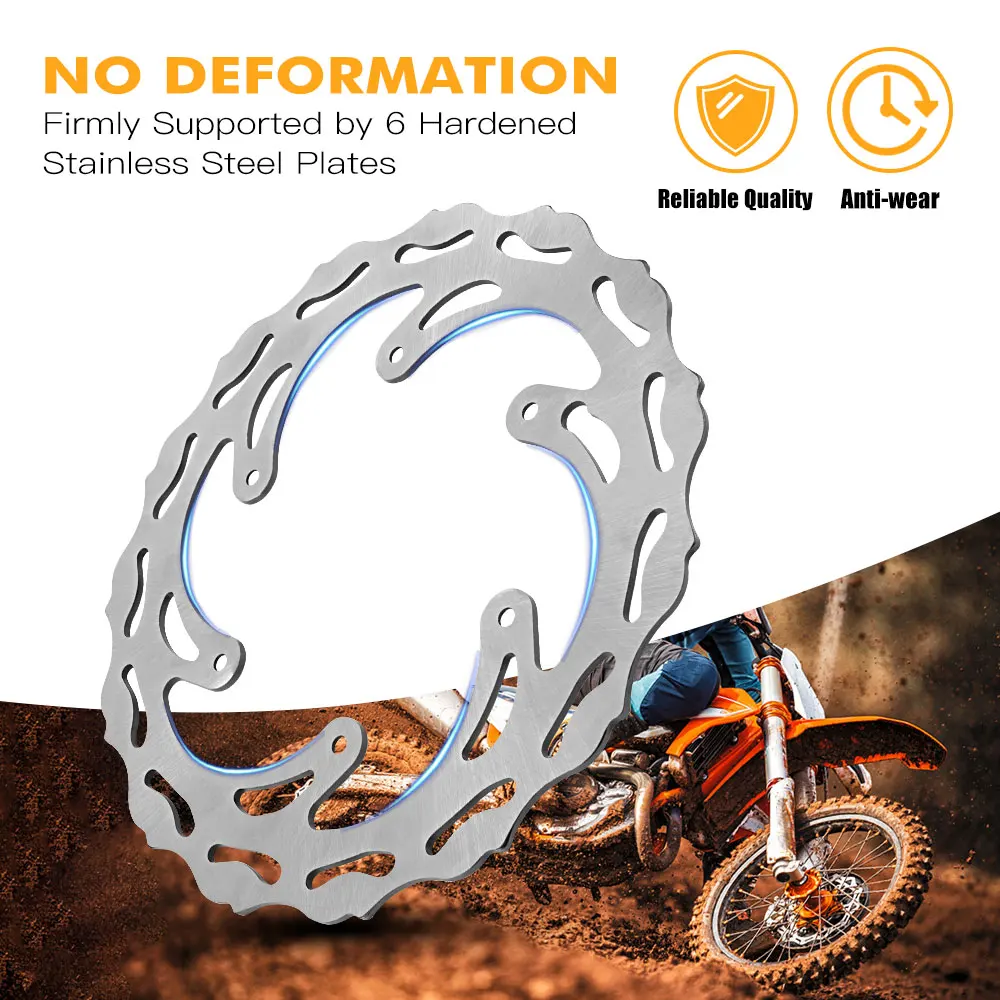 NICECNC Motocross 220mm Bremsscheibe Hinten Für KTM 125 200 250 