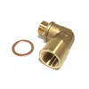 90 Degree Oxygen Sensor Adapter Brass Elbow Fitting M18*1.5 6