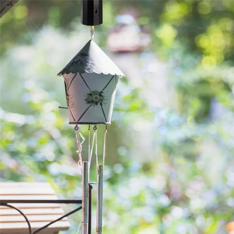 Wind Spinner Motor 3PCS Plastic Hanging Disco Ball Motor Battery Operated Rotating With Hanging Ring