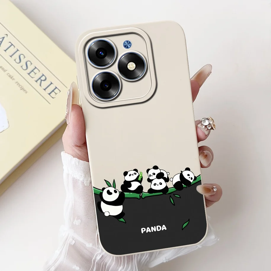 Lovely Panda Astronaut Shockproof Silicone Slim Phone Cover