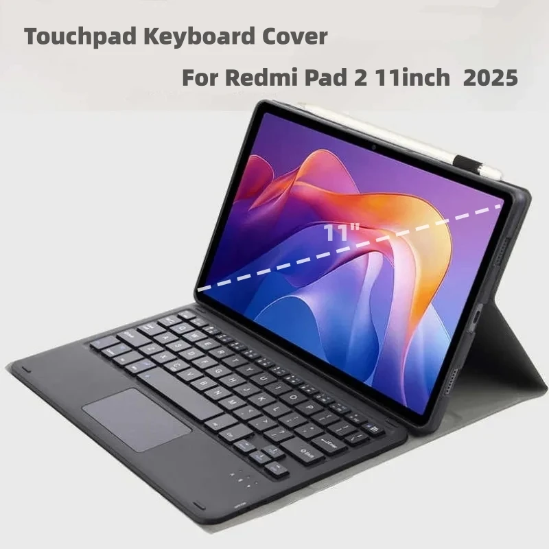 Enhanced Touchpad Keyboard Case with Multilingual Layout