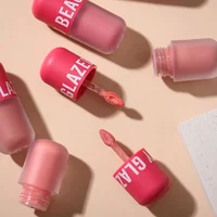 BEAUTY GLAZED – sérum blush 5 couleurs, longue durée, imperméable, teinte naturelle pour les joues, crème mate pour le visage, maquillage, cosmétiques 2