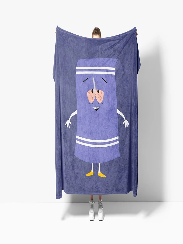 130x150cm Southpark Comedy Humorous Gift Blanket For Men Women Cozy Soft Towelie Wanna Get High Throw Blankets 2