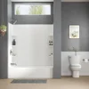 Princeton PRO 60 x 30-Inch Alcove Bathtub Left-Hand Drain White Durable Scratch-Stain Resistant Slip-Resistant Comfortable 3
