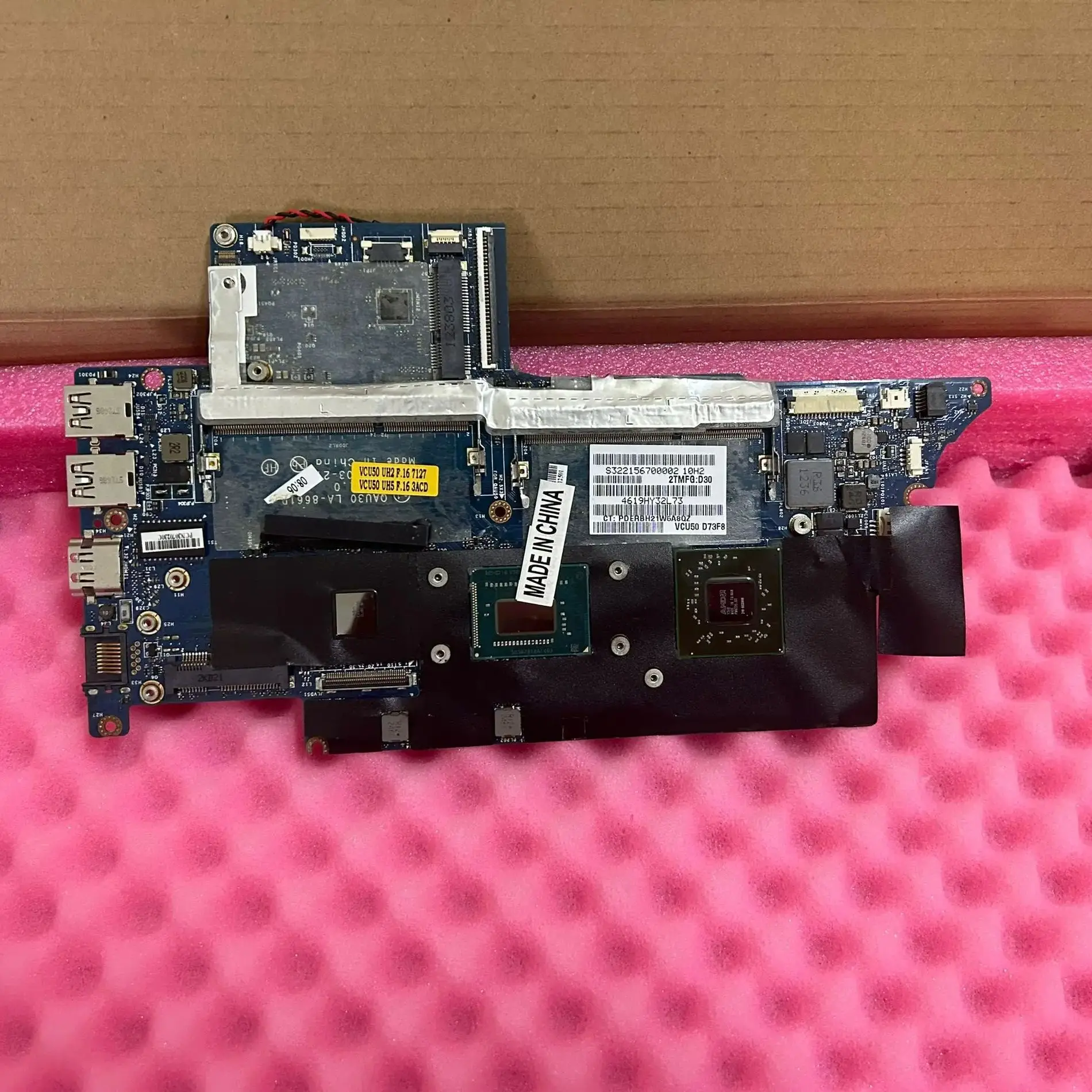 

Материнская плата для ноутбука HP ENVY4 ENVY6 QAU30 LA-8661P с процессором SR0N6 I7-3517U 100%