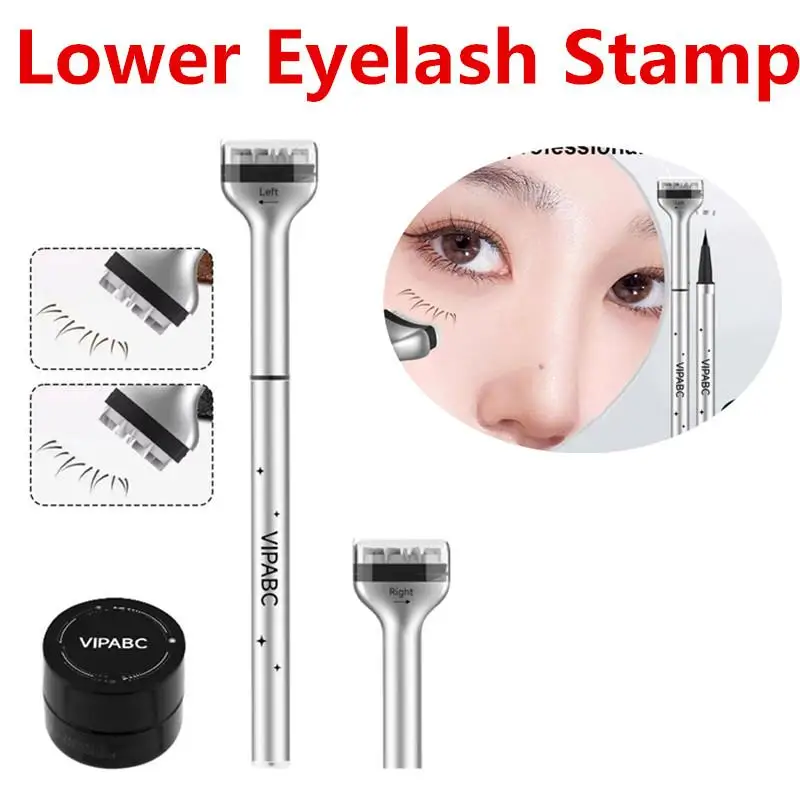 방수 및 땀 방지 한국 메이크업 화장품, 뷰티 내추럴 보이는 속눈썹 아이라이너 펜, 2 in 1